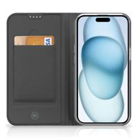 Bookcase voor iPhone 15 Watercolor Paars