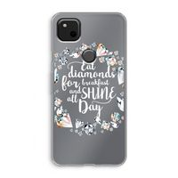 Diamonds: Google Pixel 4a Transparant Hoesje