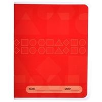 5x Rood basisschool oefenschrift A5