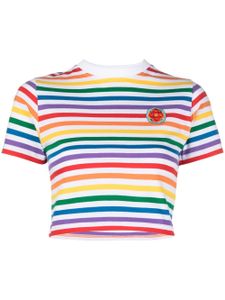 Casablanca t-shirt crop à rayures