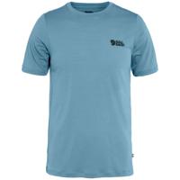 Fjallraven Abisko Wool Logo SS T-shirt Heren Dawn Blue L