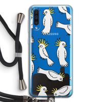 Papegaai: Samsung Galaxy A50 Transparant Hoesje met koord