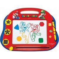 SUPER MARIO Magic slate A5-formaat met magnetische accessoires voor tekenen in kleuren - LEXIBOOK