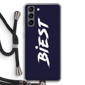 Biest: Samsung Galaxy S21 Transparant Hoesje met koord