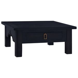 vidaXL Salontafel 68x68x30 cm massief mahoniehout lichtkoffiekleurig