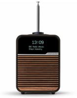 Ruark Audio R1D-ESP radio Klok Digitaal Zwart, Bruin