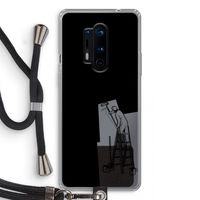 Musketon Painter: OnePlus 8 Pro Transparant Hoesje met koord