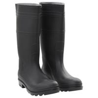 VidaXL Regenlaarzen maat 46 pvc zwart