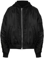 Juun.J veste bomber à fronces - Noir