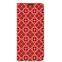 Motorola Moto G51 5G Hoesje met Magneet Batik Rood