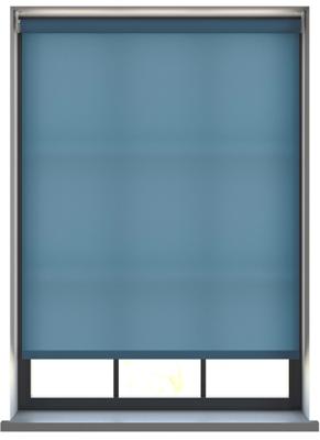 Elektrisch Rolgordijn - Splash blauw