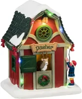 Lemax dasher's den verlicht kerstdorp tafereel Santa's Wonderland 2024 Lemax dasher's den verlicht kerstdorp tafereel Santa's Wonderland 2024