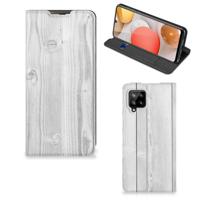 Samsung Galaxy A42 Book | Wallet Case | White Wood