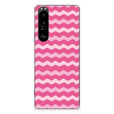Sony Xperia 1 III | TPU bumper | Waves Pink