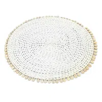 De Seagrass Shell Placemat - Wit
