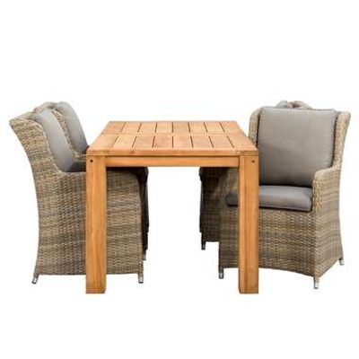 Le Sud tuinset Gironde Antibes V2 - bruin/grijs - 5-delig