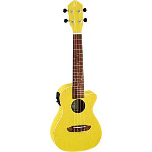 Ortega Earth Series RUSUN-CE concert ukelele geel