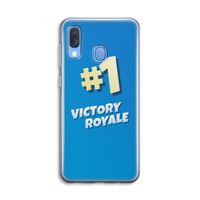 Victory Royale: Samsung Galaxy A40 Transparant Hoesje