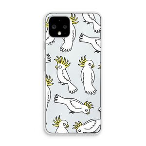 Papegaai: Pixel 4 Transparant Hoesje