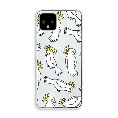 Papegaai: Pixel 4 Transparant Hoesje