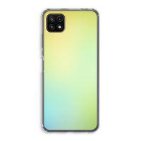 Minty mist pastel: Samsung Galaxy A22 5G Transparant Hoesje