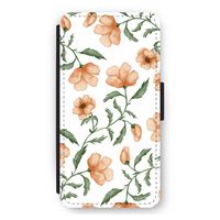 Peachy flowers: iPhone 11 Pro Max Flip Hoesje