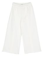 Il Gufo pantalon droit en serge - Blanc