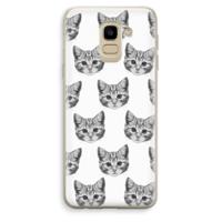 Kitten: Samsung Galaxy J6 (2018) Transparant Hoesje - thumbnail