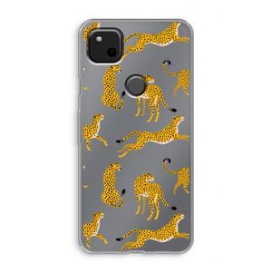 Luipaard: Google Pixel 4a Transparant Hoesje