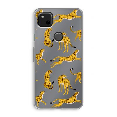 Luipaard: Google Pixel 4a Transparant Hoesje