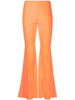 ERL pantalon évasé à taille haute - Orange