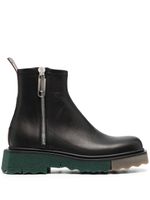 Off-White bottines à semelle à empiècements - Noir