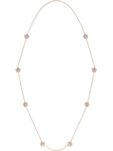 David Morris collier Miss Daisy Sautoir en or rose 18ct orné de diamants