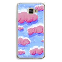 Roze wolken met vogels: Samsung Galaxy A5 (2016) Transparant Hoesje