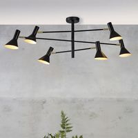 its about RoMi Plafondlamp 'Izmir' 6-lamps, kleur Zwart