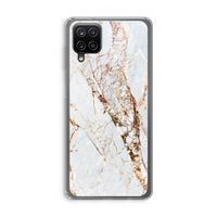 Goud marmer: Samsung Galaxy A12 Transparant Hoesje Goud marmer: Samsung Galaxy A12 Transparant Hoesje