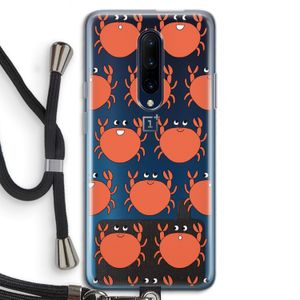 Krab: OnePlus 7 Pro Transparant Hoesje met koord