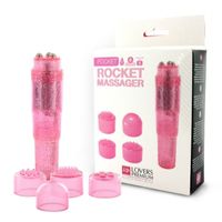 loverspremium - pocket rocket massager roze