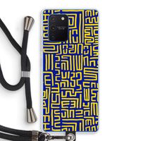 Majorelle Blue Print: Samsung Galaxy Note 10 Lite Transparant Hoesje met koord