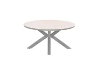 Edison tafel 148cm taupe / light teak vironwood