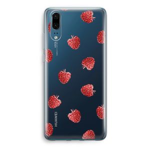 Framboosjes: Huawei P20 Transparant Hoesje