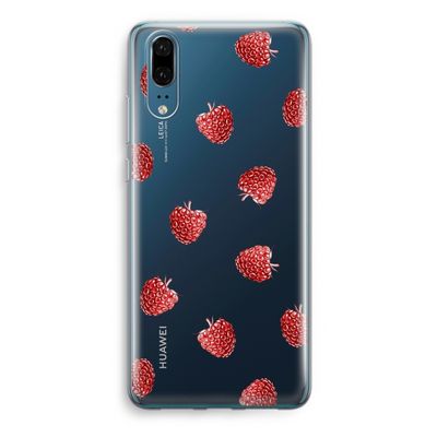 Framboosjes: Huawei P20 Transparant Hoesje