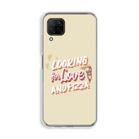 Pizza is the answer: Huawei P40 Lite Transparant Hoesje