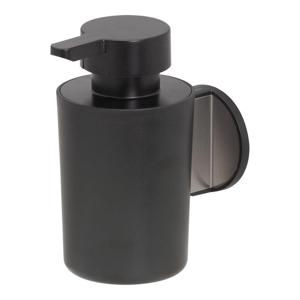 Tiger Tune Zeepdispenser - 180ml - wandmodel - zelfklevend - zwart/geborsteld RVS 1326030946