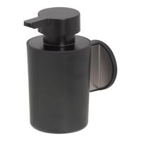 Tiger Tune Zeepdispenser - 180ml - wandmodel - zelfklevend - zwart/geborsteld RVS 1326030946