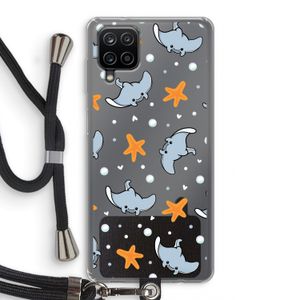 Manta: Samsung Galaxy A12 Transparant Hoesje met koord