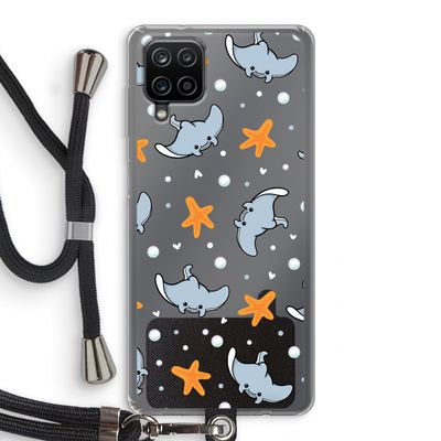 Manta: Samsung Galaxy A12 Transparant Hoesje met koord