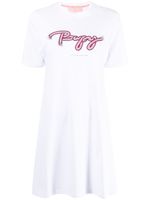 BAPY BY *A BATHING APE® robe courte à logo brodé - Blanc