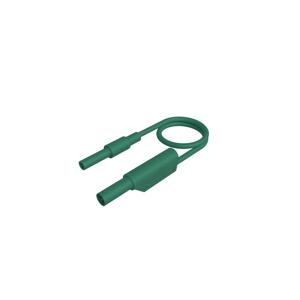 SKS Hirschmann MAL S WS-B 50/2,5 gn Veiligheidsmeetsnoer 4mm-veiligheidsbus 4mm-veiligheidsstekker, stapelbaar 50 cm Groen 1 stuk(s)