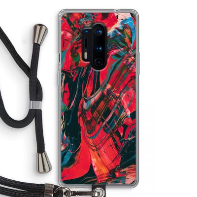 Endless Descent: OnePlus 8 Pro Transparant Hoesje met koord